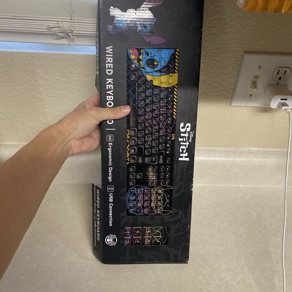 Disney Stitch Wireless Keyboard New In Box - Picture 10 of 11
